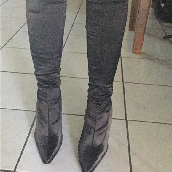 Black Bebe Sock Boots - Picture 7 of 7